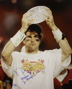 Matt Leinart Autographed 16x20 'Heisman 2x Champ' Photo Upper Deck COA