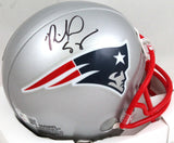 Richard Seymour Autographed NE Patriots Mini Helmet- Beckett W *Black