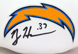 Rodney Harrison Signed San Diego Chargers  Logo Football- Beckett W *Blk