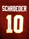 Jay Schroeder Autographed Maroon Pro Style Jersey- JSA W Authenticated