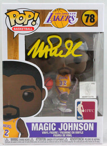 Magic Johnson Autographed LA Lakers Funko Pop Figurine #78- Beckett W Hologram