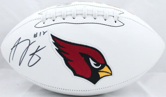 AJ Green Autographed Arizona Cardinals Logo Football- Beckett W *Black