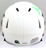 Cris Carter Autographed Eagles Lunar Speed Mini Helmet- JSA W *Green