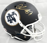 Chase Claypool Autographed Notre Dame Irish F/S Schutt Helmet - Beckett W Holo