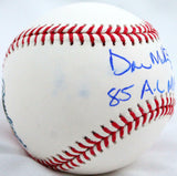 Don Mattingly Autographed Rawlings OML Baseball w/85 AL MVP - JSA W *Blue