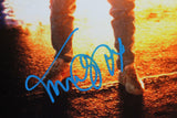 Christopher Lloyd/MJ Fox Signed Back to the Future 16x20 Fire Photo- JSA W *Blue