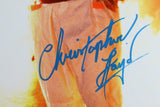 Christopher Lloyd/MJ Fox Signed Back to the Future 16x20 Fire Photo- JSA W *Blue