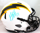 Keenan Allen Autographed LA Chargers Authentic Lunar F/S Helmet-Beckett W *Blue