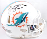 Jason Taylor Autographed Dolphins F/S Speed Authentic Helmet HOF- Beckett W Holo