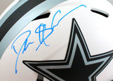 Deion Sanders Signed Dallas Cowboys Lunar Authentic F/S Helmet-Beckett W Holo