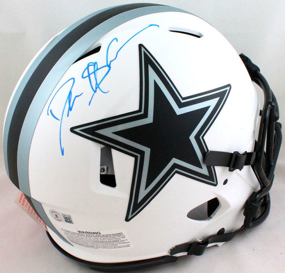 Deion Sanders Signed Dallas Cowboys Lunar Authentic F/S Helmet-Beckett W Holo