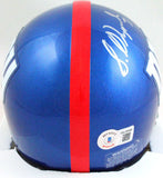 Sterling Shepard Autographed New York Giants Mini Helmet- Beckett W *Silver