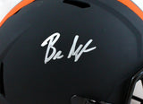 Baker Mayfield Autographed Cleveland Browns F/S Eclipse Speed Helmet - Beckett W