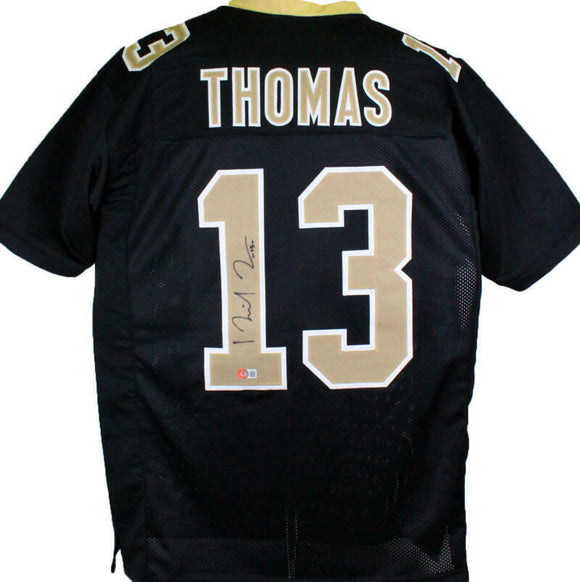 Michael Thomas Autographed Black Pro Style Jersey- Beckett W *Black