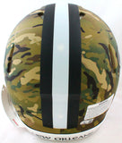 Michael Thomas Autographed Saints Authentic Camo F/S Helmet- Beckett W Hologram