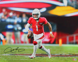 Kyler Murray Signed Cardinals Eagle Eye White Cleats 16x20 Photo- BA W *Black