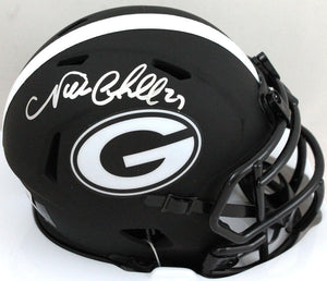 Nick Chubb Autographed Georgia Bulldogs Eclipse Speed Mini Helmet- Beckett *Slvr