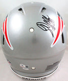 Corey Dillon Autographed Patriots F/S Speed Authentic Helmet -Beckett Hologram