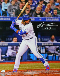 Vladimir Guerrero Jr. Signed Toronto Blue Jays 16x20 Batting Photo- JSA Auth