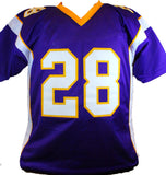 Adrian Peterson Signed Purple Pro Style Stat Jersey- BeckettW Hologram *Black *2