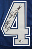 Randy White Autographed Blue Pro Style Jersey w/2 Insc.- Beckett W Hologram Auth