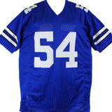 Randy White Autographed Blue Pro Style Jersey w/ Insc- Beckett W Hologram *4