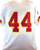 John Riggins Autographed White Pro Style Jersey w/SB MVP- BA W Hologram *Silver