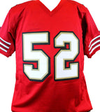 Patrick Willis Autographed Red Pro Style Jersey- Beckett W Hologram *Black