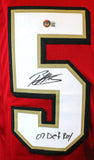 Patrick Willis Autographed Red Pro Style Jersey W/ Insc- Beckett W Hologram