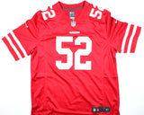 Patrick Willis Signed 49ers Nike Retired Player Jersey #'s Bleeding- Beckett W