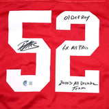 Patrick Willis Signed 49ers Nike Retired Player Jersey #'s Bleeding- Beckett W