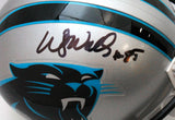 Wesley Walls Autographed Carolina Panthers Mini Helmet - JSA W Auth *Black