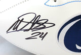 Miles Sanders Autographed Penn State Nittany Lions Logo Football w/ Insc -JSA W