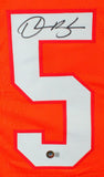 Derrick Brooks Autographed Orange Pro Style Jersey-Beckett W Hologram