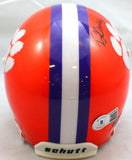 Tee Higgins Autographed Clemson Tigers Schutt Mini Helmet w/Insc- Beckett W Holo