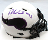 Patrick Jones Autographed Vikings Lunar Speed Mini Helmet- Beckett W *Holo