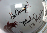 Mark Rypien Autographed Washington State Schutt Mini Helmet w/ Insc-Beckett W Ho