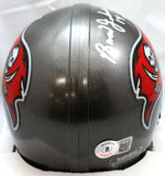 Mike Alstott/ Brad Johnson Signed Tampa Bay Bucs 97-13 TB Mini Helmet- BA W Holo