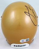 Jeremiah Owusu-Koramoah Signed Notre Dame Schutt Mini Helmet- BA W Hologram