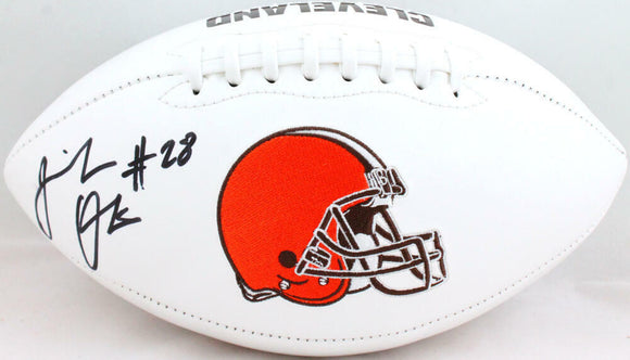 Jeremiah Owusu-Koramoah Autographed Cleveland Browns Logo Football- BA W Holo