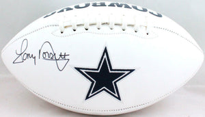 Tony Dorsett Autographed Dallas Cowboys Logo Football- Beckett W Hologram *Black