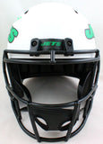 Elijah Moore Autographed NY Jets F/S Lunar Speed Helmet-Beckett W Holo *Green