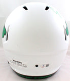 Elijah Moore Autographed NY Jets F/S Lunar Speed Helmet-Beckett W Holo *Green