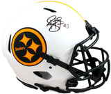 Troy Polamalu Signed F/S Steelers Lunar Speed Authentic Helmet-Beckett W Holo