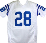 Marshall Faulk Autographed White Pro Style Jersey w/ROY- Beckett W Hologram