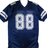 Michael Irvin Autographed Blue Pro Style STAT Jersey - Beckett W Hologram *Black