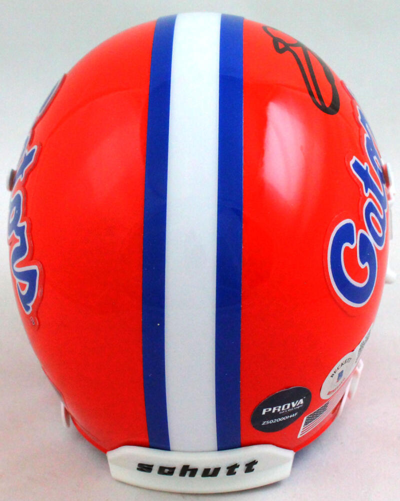 florida gators motorcycle helmet Emmitt Smith Florida Gators Autographed Riddell VSR4 Mini Helmet
