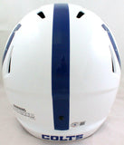 Marshall Faulk Autographed Colts F/S Speed Helmet w/ROY -Beckett W Hologram *Blk