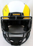 Marshall Faulk Signed Rams Lunar Speed Authentic FS Helmet w/ HOF- BAW Hologram