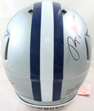 Roger Staubach Signed Cowboys F/S Speed Authentic Helmet w/2 Insc.-BeckettW Holo